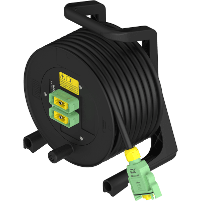 Picture of aardingskabel H07RNF 16mm2 cPot male>2xfemale 10m GT235 Contrik